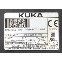 00-238-414KUKA库卡机器人配件 伺服电机1FK7084-2AZ71-1SH9-Z